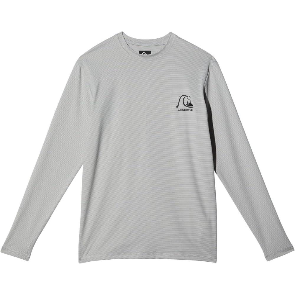 image:imageQuiksilver Boys Heritage Heather Long Sleeve Big Kids Gray Violet Heather LG 14 Big Kid