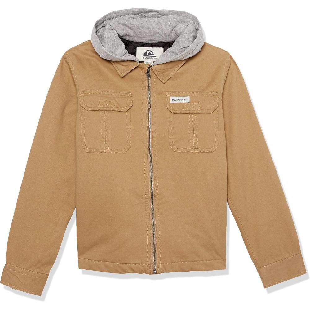 image:imageQuiksilver Boys New Aitor Jacket Youth Zip HoodieTannin