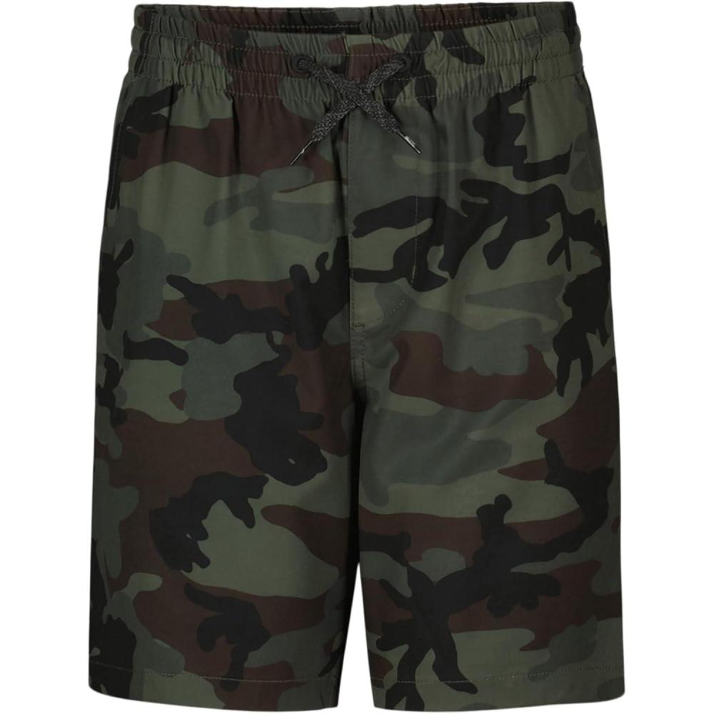 image:imageQuiksilver Boys Pullon Amphibian Hybrid Shorts Comfort Stretch Fabric Water FriendlyGrape Leaf Eddie