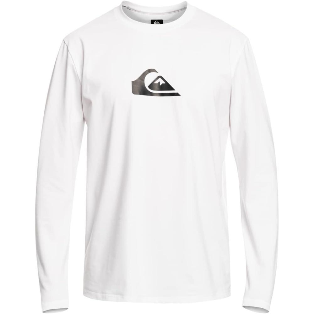 image:imageQuiksilver Boys Solid Streak Ls Youth Long Sleeve Surf Tee RashguardWhite