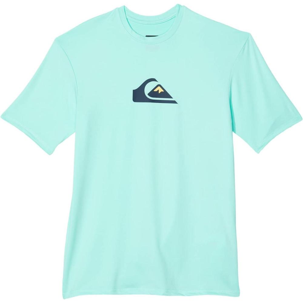 image:imageQuiksilver Boys Solid Streak Short Sleeve Big Kids Beach Glass XL 16 Big Kid