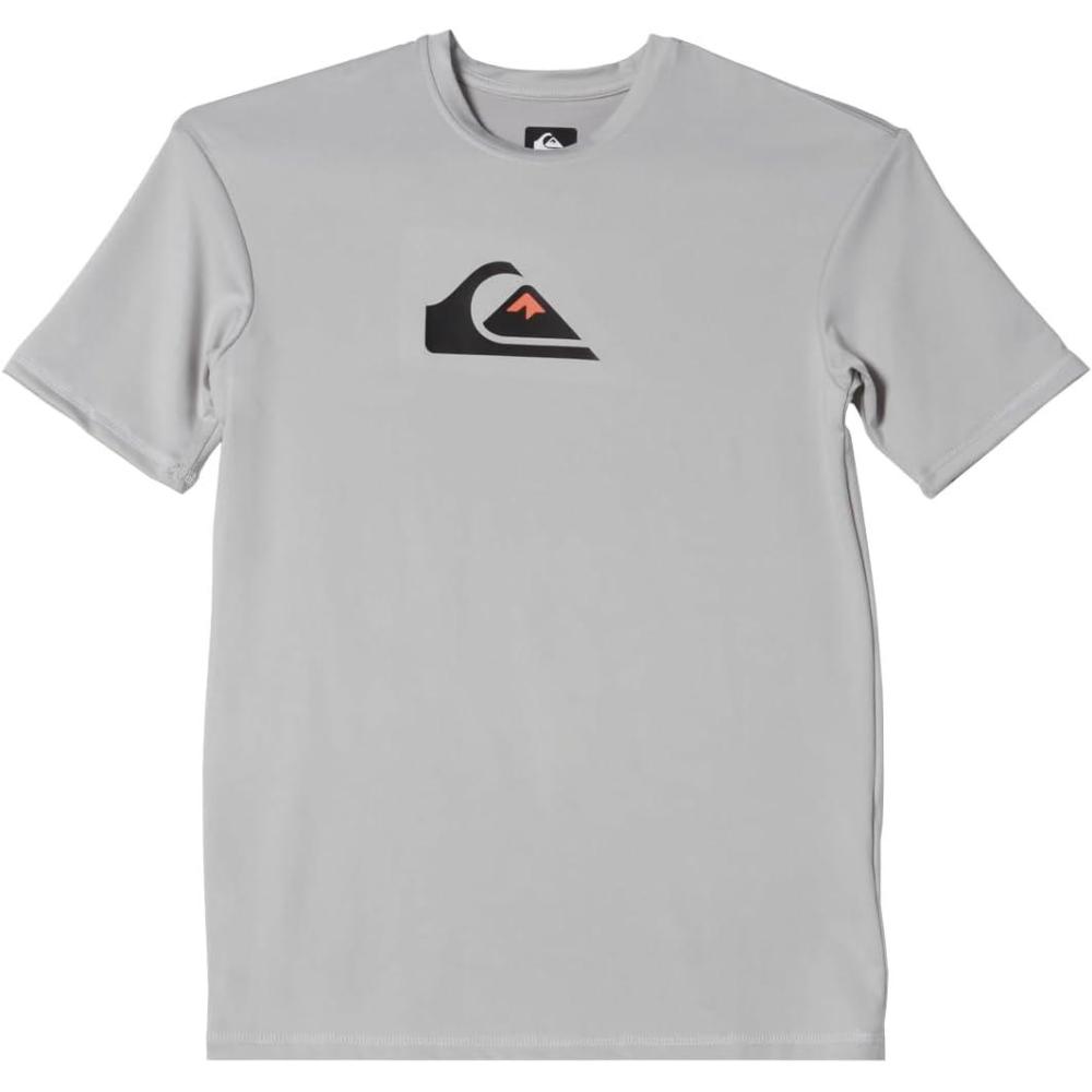 image:imageQuiksilver Boys Solid Streak Short Sleeve Big Kids Gray Violet LG 14 Big Kid
