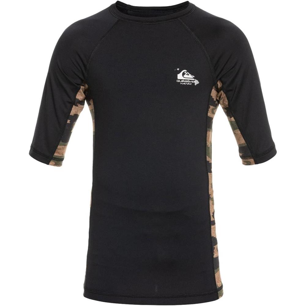 image:imageQuiksilver Kids Arch This Hawaii Short Sleeve Rashguard Black S10