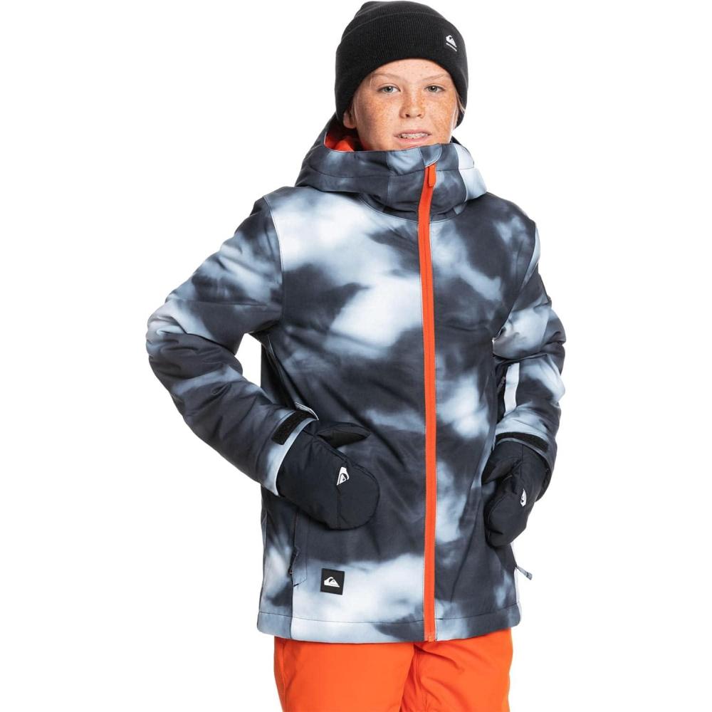 image:imageQuiksilver Mission Printed Kids Jacket Black Particul Sz M 12