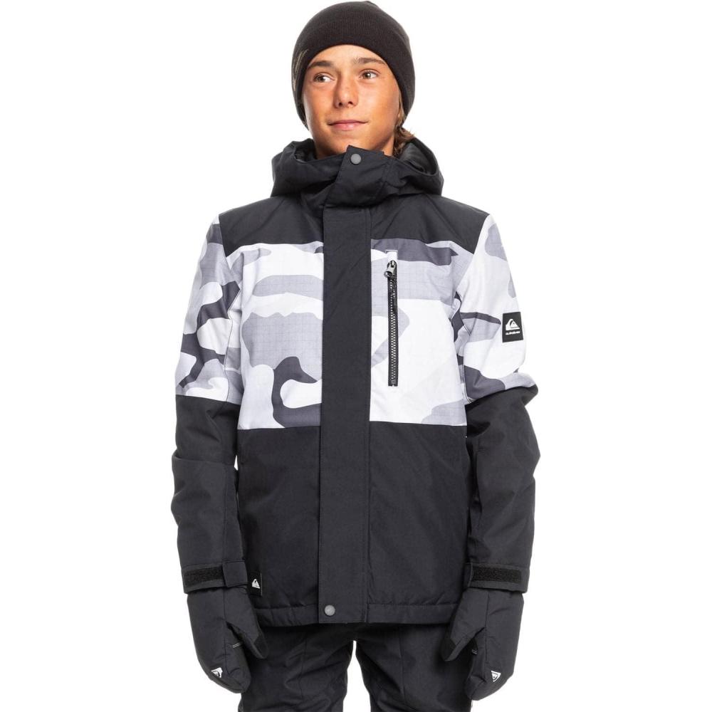 image:imageQuiksilver boys Little Mission 10k Grow System Snow JacketInsulated JacketSnow WhiteCamo Power