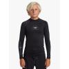Quiksilver Boys (Age 8-16) Saturn UV Long Sleeve Surf Shirt(Black)