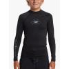 Quiksilver Boys (Age 8-16) Saturn UV Long Sleeve Surf Shirt(Black)