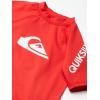 Quiksilver Boys’ All Time Short Sleeve Rashguard Surf Shirt(High Risk Red)