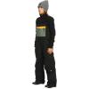 Quiksilver Boy’s Mash Up Bib (Big Kids) True Black SM (10 Big Kid)