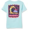 Quiksilver Boys Neon Logo Tee Shirt(Angel Blue)