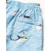 Quiksilver Boys’ Sharky 14 Volley Swim Trunk Boardshort(Airy Blue Sharky Volley Boy 14)