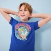 Quiksilver Boys Short Sleeve Screen Print Graphic T-Shirt, Soft & Comfortable, Regular Fit(Blue Times Up)