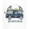 Quiksilver Boys Short Sleeve Screen Print Graphic T-Shirt, Soft & Comfortable, Regular Fit(White Truck)
