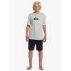 Quiksilver Boy’s Solid Streak Short Sleeve (Big Kids) Gray Violet MD (12 Big Kid)
