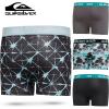 Quiksilver Boys Underwear 4 Pack Boxer Briefs for Boys 6-18 Durable Stretch Breathable Moisture Wicking(Grey black mint Floral green/Black)