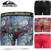 Quiksilver Boys Underwear 4 Pack Boxer Briefs for Boys 6-18 Durable Stretch Breathable Moisture Wicking(Red Floral  Red  Black  Asst)
