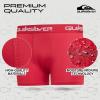 Quiksilver Boys Underwear 4 Pack Boxer Briefs for Boys 6-18 Durable Stretch Breathable Moisture Wicking(Red Floral  Red  Black  Asst)