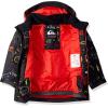 Quiksilver boys Little Mission 10k Grow System Snow JacketInsulated Jacket(Black Maoam Tatt)