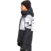 Quiksilver boys Little Mission 10k Grow System Snow JacketInsulated Jacket(Snow White/Camo Power)