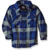 Quiksilver Baby Boys Everyday Flannel Shirt(Medieval Blue)