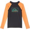 Quiksilver Boy’s Everyday UPF50 Long Sleeve (Toddler/Little Kids) Black/Tangerine 3 Toddler