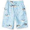 Quiksilver Boys’ Sharky 14 Volley Swim Trunk Boardshort(Airy Blue Sharky Volley Boy 14)