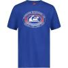 Quiksilver Boys Short Sleeve Screen Print Graphic T-Shirt, Soft & Comfortable, Regular Fit(Royal Oval Stamp)