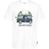 Quiksilver Boys Short Sleeve Screen Print Graphic T-Shirt, Soft & Comfortable, Regular Fit(White Truck)