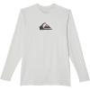 Quiksilver Boy’s Solid Streak Long Sleeve (Big Kids) Gray Violet LG (14 Big Kids)