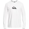 Quiksilver Boys’ Solid Streak Ls Youth Long Sleeve Surf Tee Rashguard(White)