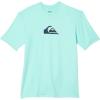 Quiksilver Boy’s Solid Streak Short Sleeve (Big Kids) Beach Glass SM (10 Big Kid)