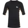 Quiksilver Kids Arch This Hawaii Short Sleeve Rashguard (Black, S/10)