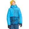 Quiksilver Silvertip Kids Jacket Brilliant Blue Parafinum Sz M (12)