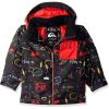 Quiksilver boys Little Mission 10k Grow System Snow JacketInsulated Jacket(Black Maoam Tatt)