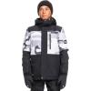 Quiksilver boys Little Mission 10k Grow System Snow JacketInsulated Jacket(Snow White/Camo Power)