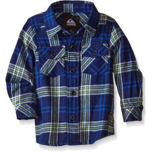 Quiksilver Baby Boys Everyday Flannel Shirt(Medieval Blue)