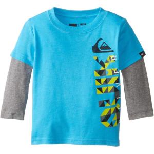 Quiksilver Baby Boys’ Triangular Long Sleeve Knit(Hawaiian Ocean Heather)