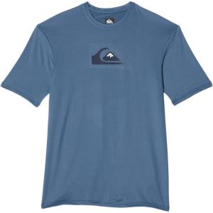 Quiksilver Big Boys’ Solid Streak Surf Shirt – Navy Blue Heather – S