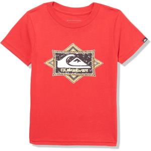 Quiksilver Boys Boy’s Argosy Short Sleeve Tee Shirt(Salsa 241)
