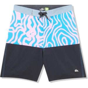 Quiksilver Boys Boy’s Surfsilk Straight Leg 17 Boardshort Swim Trunk(Crown Blue 241)