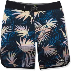 Quiksilver Boys Highlite Scallop Youth 16 Boardshort Swim Trunk(Black)