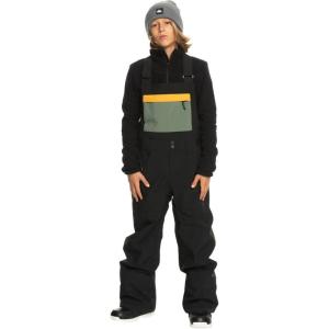 Quiksilver Boy’s Mash Up Bib (Big Kids) True Black SM (10 Big Kid)