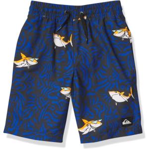 Quiksilver Boys’ Sharky 14 Volley Swim Trunk Boardshort(India Ink)