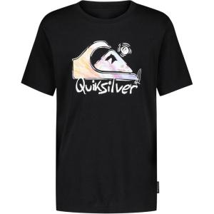 Quiksilver Boys Short Sleeve Screen Print Graphic T-Shirt, Soft & Comfortable, Regular Fit(Black Photoreal)
