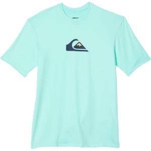 Quiksilver Boy’s Solid Streak Short Sleeve (Big Kids) Beach Glass SM (10 Big Kid)