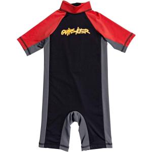 Quiksilver Boys’ Spring Rashguard Surf Shirt, Black, 6