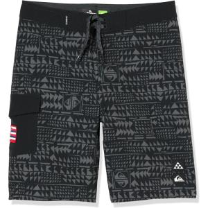 Quiksilver Boys Surfsilk Hawaii 17 Boardshort Swim Trunk(Black 241)