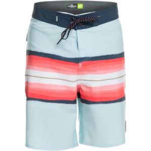 Quiksilver Boys Surfsilk Massive 17 Boardshort Swim Trunk(Blue Grey)