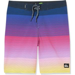 Quiksilver Boys Surfsilk Massive Youth 17 Boardshort Swim Trunk(Dark Navy 241)