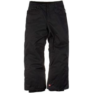 Quiksilver Drizzle Youth Boy’s Insulated Snowboard Pant (Black, Medium)